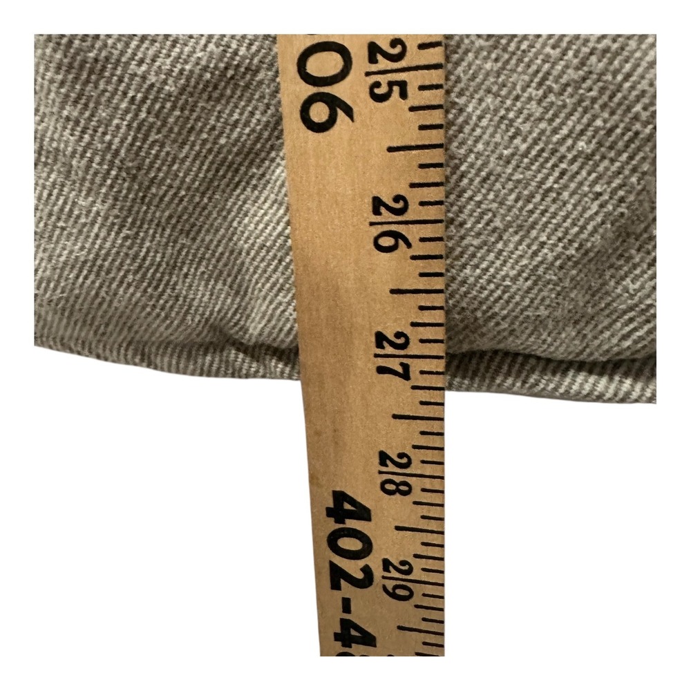 Marine Layer Button Up Karl Camping Shacket Mens M Gray Herringbone Cotton View 6